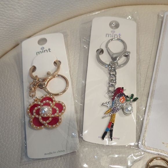 Assorted Keychain Set with Charms - Picture 2 of 5